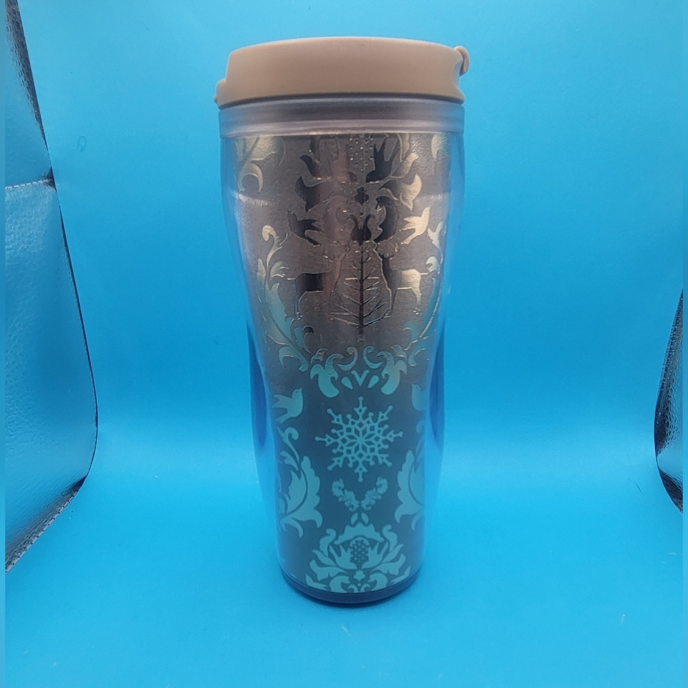 Vintage Starbucks Holiday Travel Mug